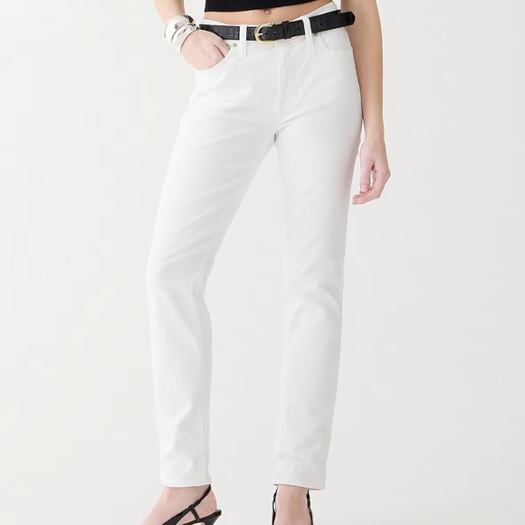 NEW Petite vintage slim-straight jean in white wash Sz 32P - Picture 2 of 5